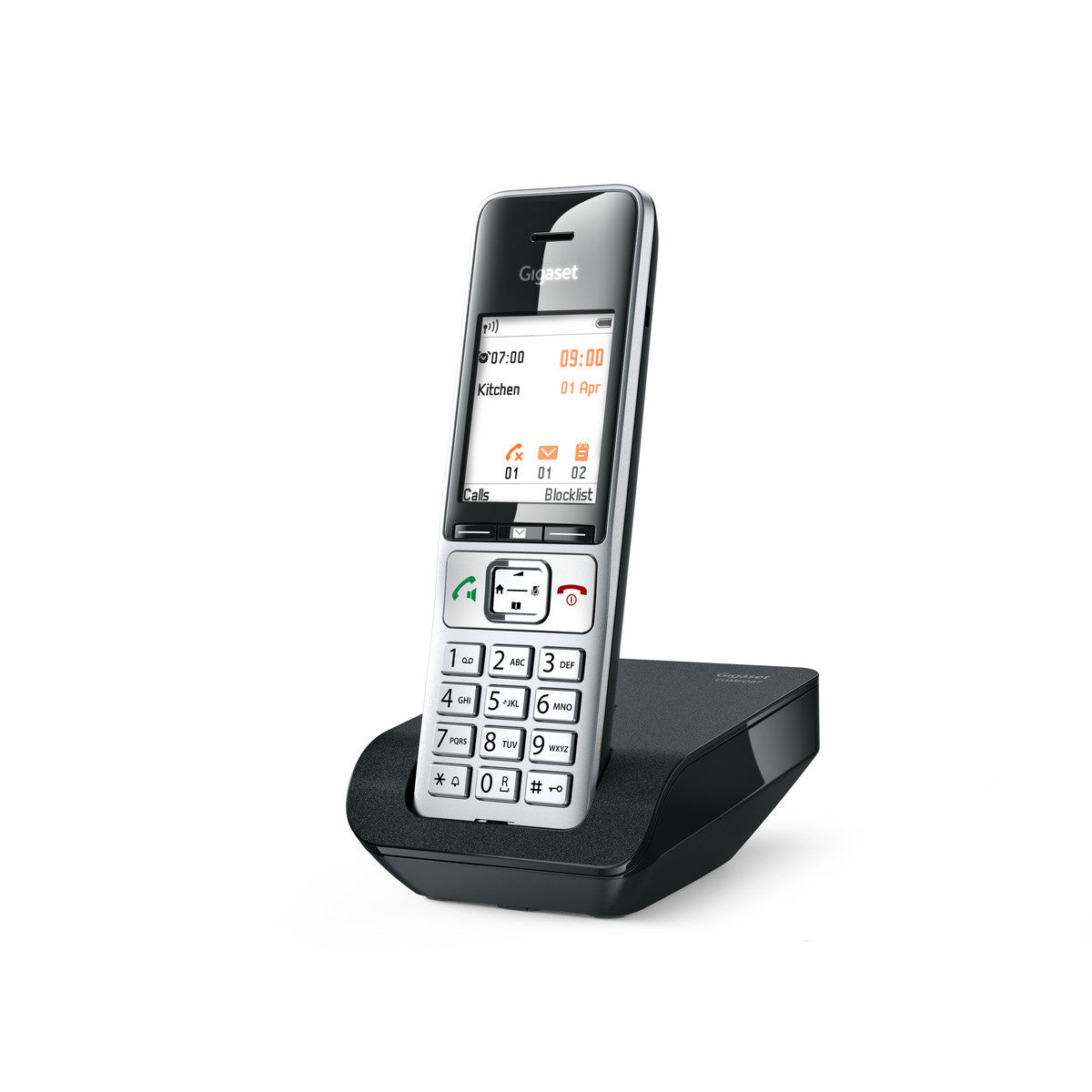 Gigaset Comfort 500 – DECT-Telefon mit Basis, Freisprechen, Anthrazit