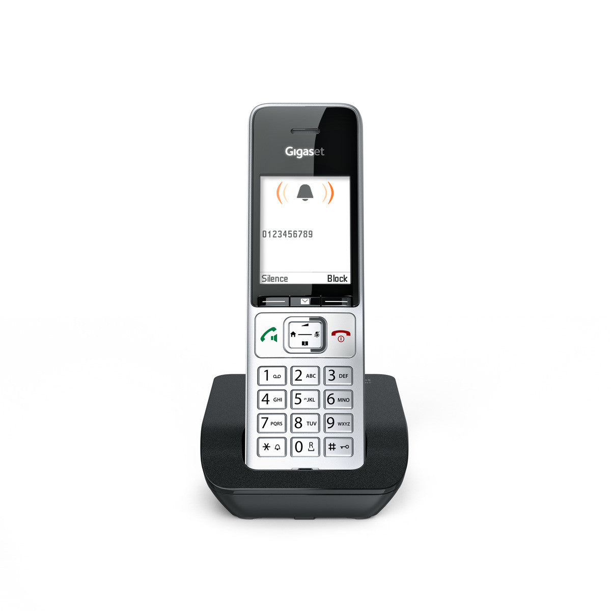 Gigaset Comfort 500 – DECT-Telefon mit Basis, Freisprechen, Anthrazit