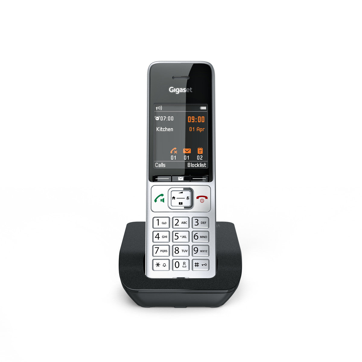 Gigaset Comfort 500 – DECT-Telefon mit Basis, Freisprechen, Anthrazit
