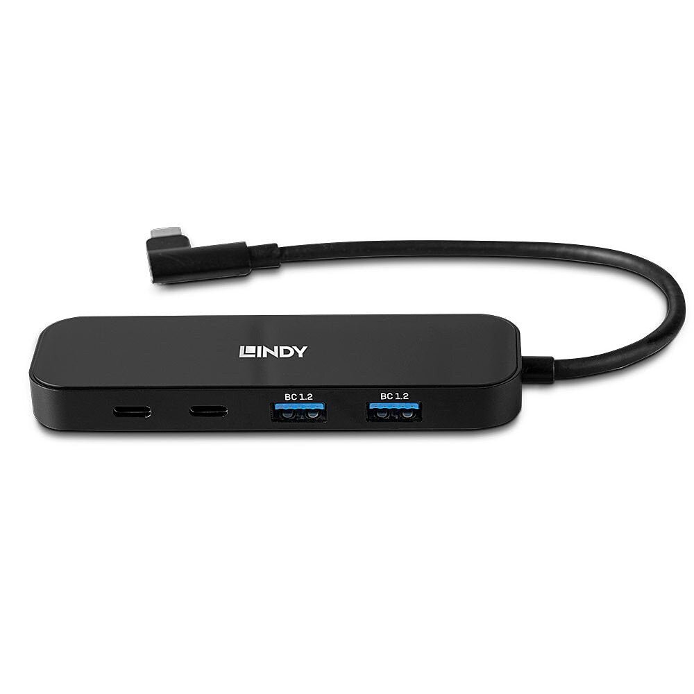 Lindy 43334 USB-Hub – USB-C, 2× USB-A, 100 W PD