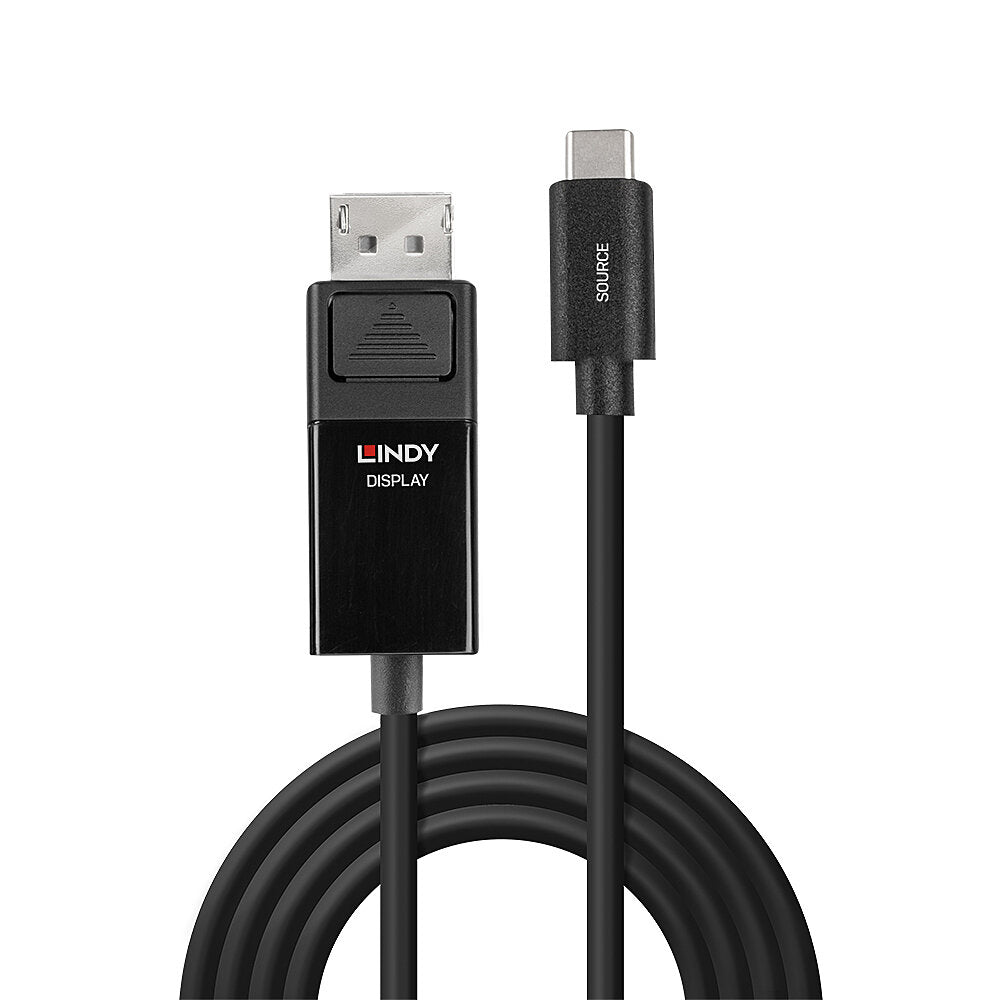 Lindy USB-C auf DisplayPort Adapter, 4K@60 Hz, 3 m, HDR