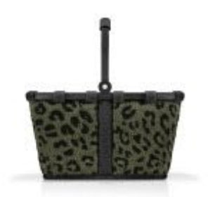 Reisenthel Stofftasche Polyester, Motiv Leo Olive, 335×210×195 mm
