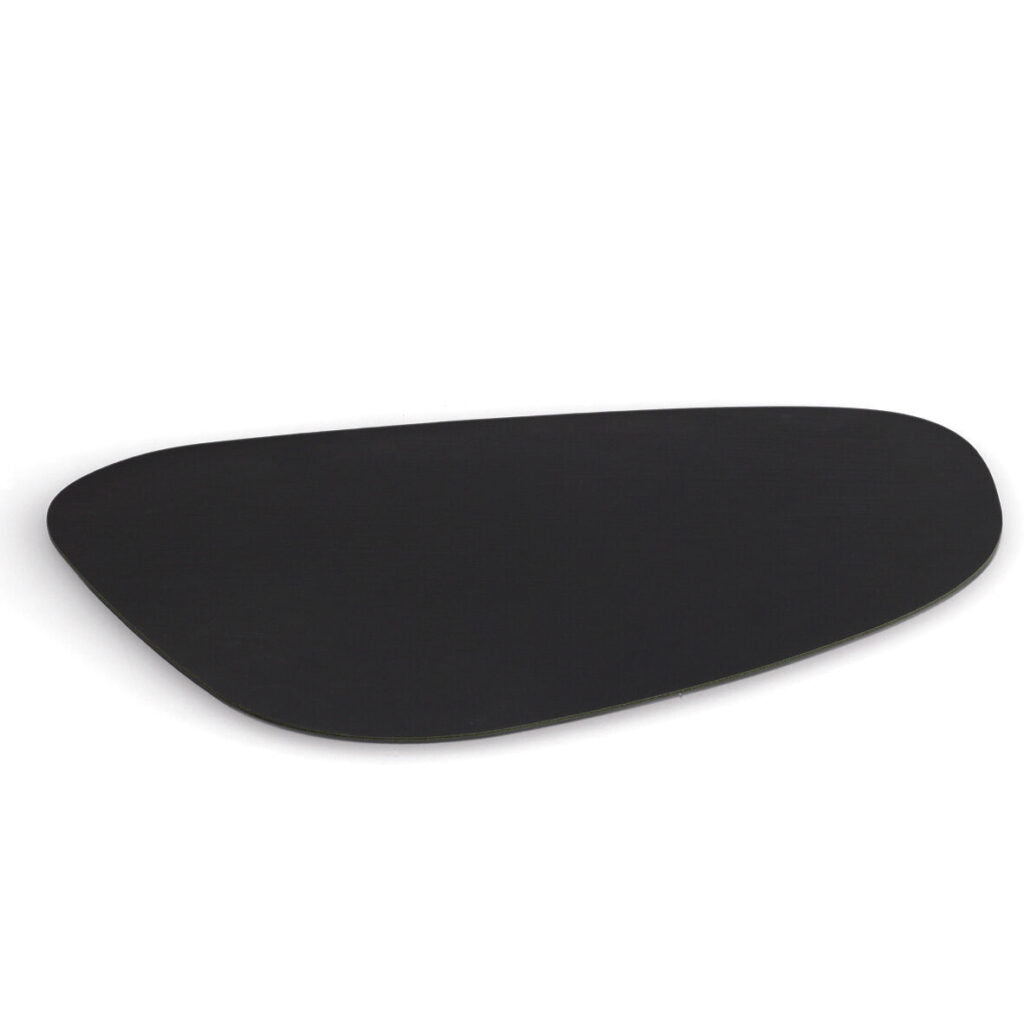 Zeller Present Tischset 27150 – 34 × 42 cm, Kunststoff (PVC), Dunkelgrün/Schwarz