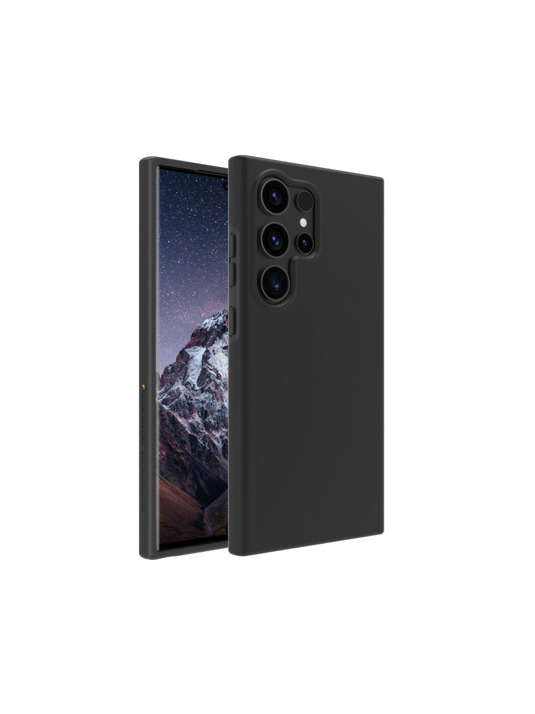 dbramante1928 Iceland Ultra D3O Hülle – für Galaxy S24 Ultra, Schwarz, Recycelter Kunststoff