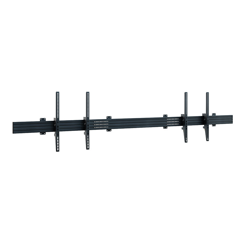 Hagor Wandhalterung – Neigbar – 75–86" – VESA 200×100–800×600 – bis 100 kg, für 2 Displays – Schwarz
