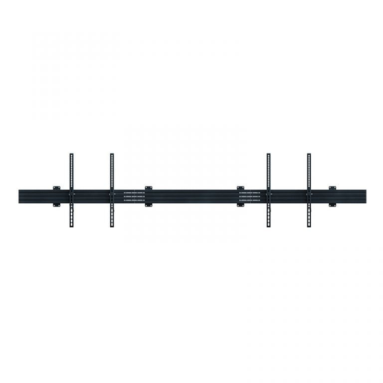 Hagor Wandhalterung – Neigbar – 75–86" – VESA 200×100–800×600 – bis 100 kg, für 2 Displays – Schwarz