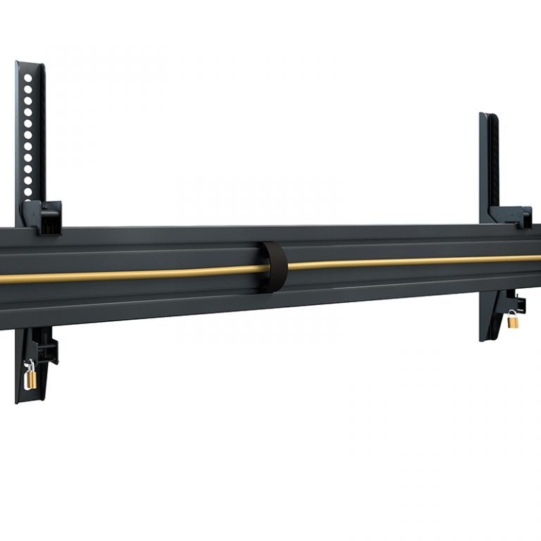 Hagor Bodenständer – 55–65" – VESA 200×100–800×400 – bis 50 kg, für 2 Displays, Höhenverstellbar