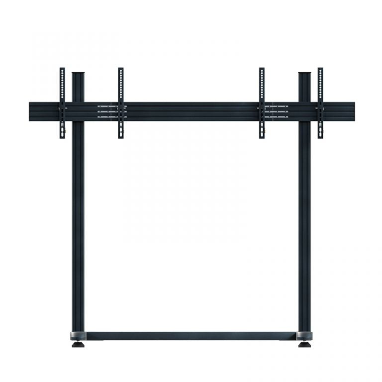 Hagor Bodenständer – 55–65" – VESA 200×100–800×400 – bis 50 kg, für 2 Displays, Höhenverstellbar