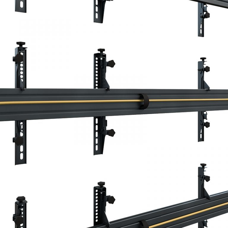 Hagor Wandhalterung – Fix – 46–50" – VESA 200×200–600×400 – bis 360 kg, Kabelmanagement, für 9 Displays