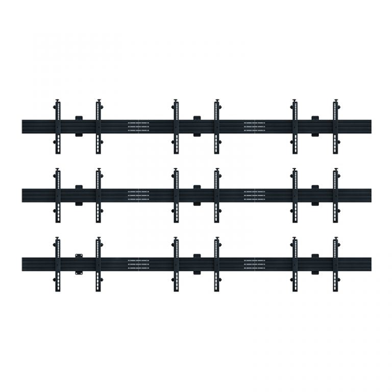 Hagor Wandhalterung – Fix – 46–50" – VESA 200×200–600×400 – bis 360 kg, Kabelmanagement, für 9 Displays