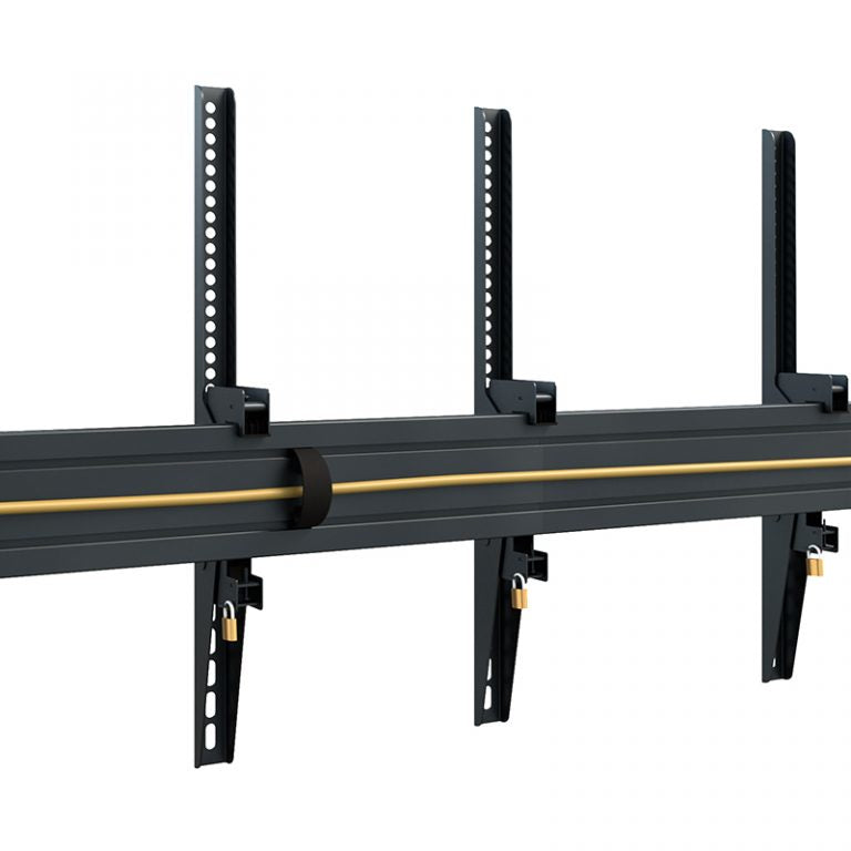 Hagor Deckenhalterung – 46–65" – VESA 400×600 – bis 200 kg, für 5 Displays, neigbar – CPS D5P