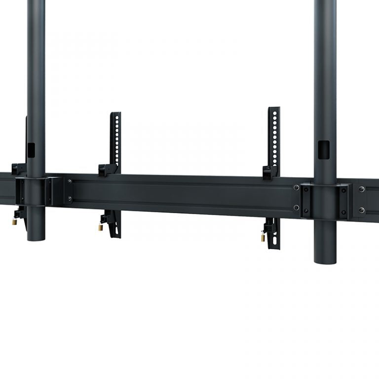 Hagor Deckenhalterung – 46–65" – VESA 200×200–600×400 – bis 40 kg, neigbar, für 4 Displays – CPS D4L