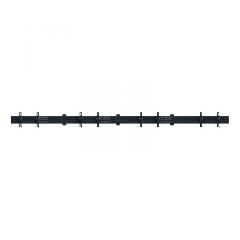 Hagor Wandhalterung – neigbar – 32–43" – VESA 75×75–200×200 – bis 50 kg, für 4 Displays – Schwarz