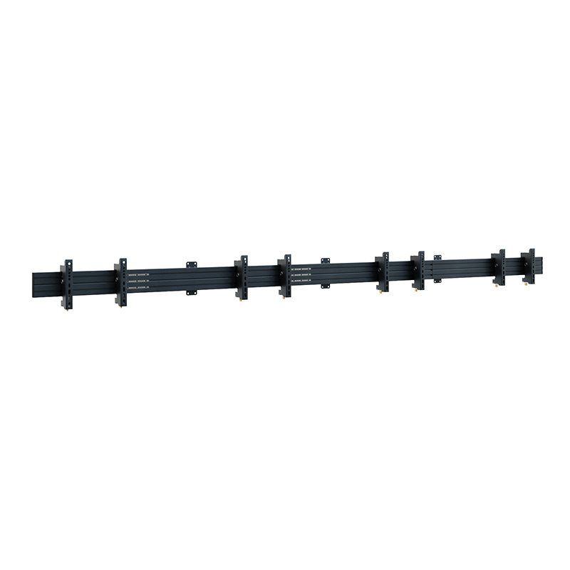 Hagor Wandhalterung – neigbar – 32–43" – VESA 75×75–200×200 – bis 50 kg, für 4 Displays – Schwarz