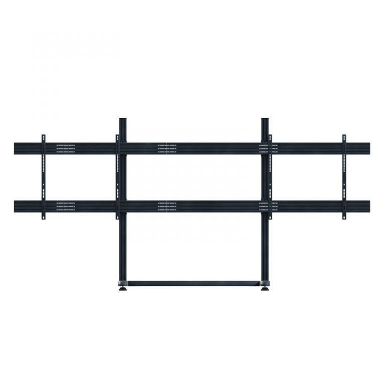 Hagor TV-Wagen – 75–86″ – VESA 400×400–900×800 – bis 75 kg, für 2 Displays, mit Rollen – CPS Floorstand