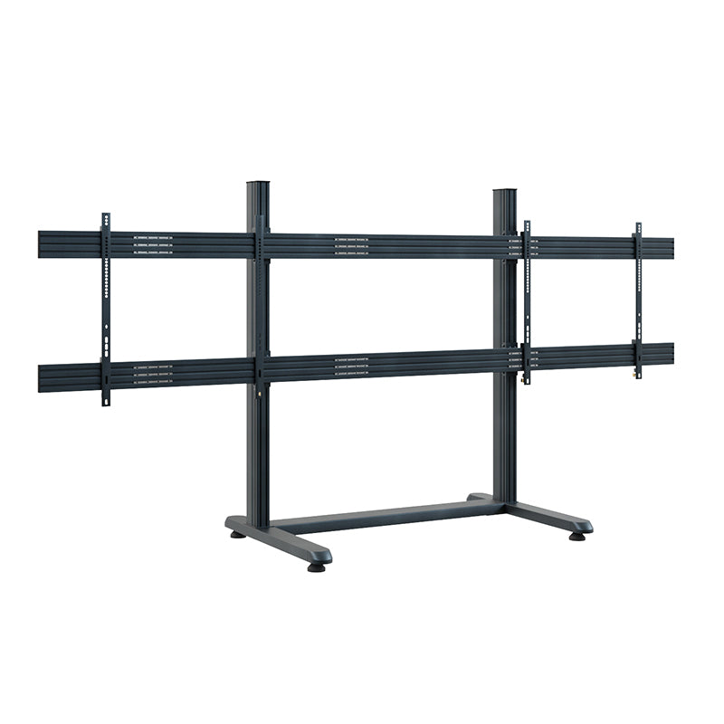 Hagor TV-Wagen – 75–86″ – VESA 400×400–900×800 – bis 75 kg, für 2 Displays, mit Rollen – CPS Floorstand