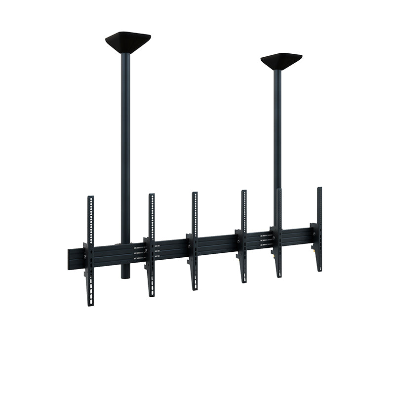 Hagor Deckenhalterung – neigbar – 46–65" – VESA 200×100–400×600 – bis 120 kg, für 3 Displays – CPS D3P