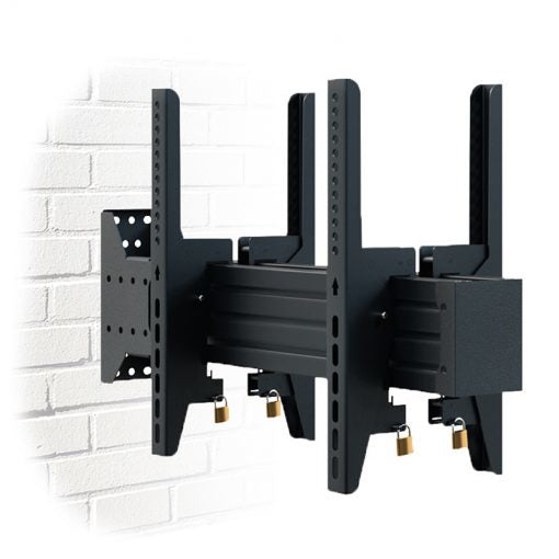 Hagor Wandhalterung – Neigbar – 42–65" – VESA 200×200–400×400 – bis 60 kg, für 2 Displays – CPS From Wall