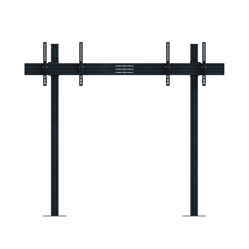 Hagor Bodenständer – 55–65" – VESA 800×400 – bis 50 kg, für 2 Displays – Schwarz