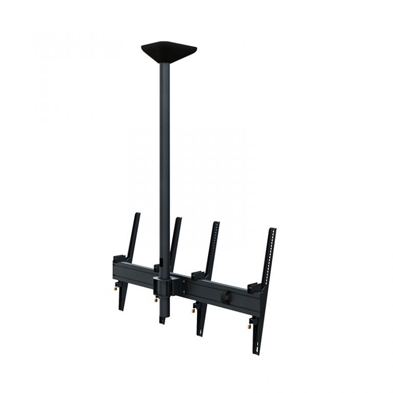 Hagor Deckenhalterung – Back-to-Back – 46–65" – VESA 200×100–400×600 – bis 40 kg, neigbar – CPS D2P