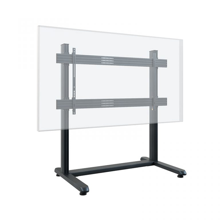 Hagor TV-Wagen – 86–110" – VESA 200×200–1500×800 – bis 150 kg, mit Rollen, Kabelmanagement – Schwarz