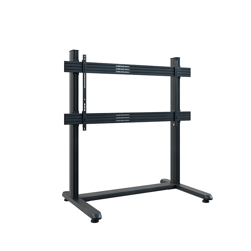 Hagor TV-Wagen – 86–110" – VESA 200×200–1500×800 – bis 150 kg, mit Rollen, Kabelmanagement – Schwarz