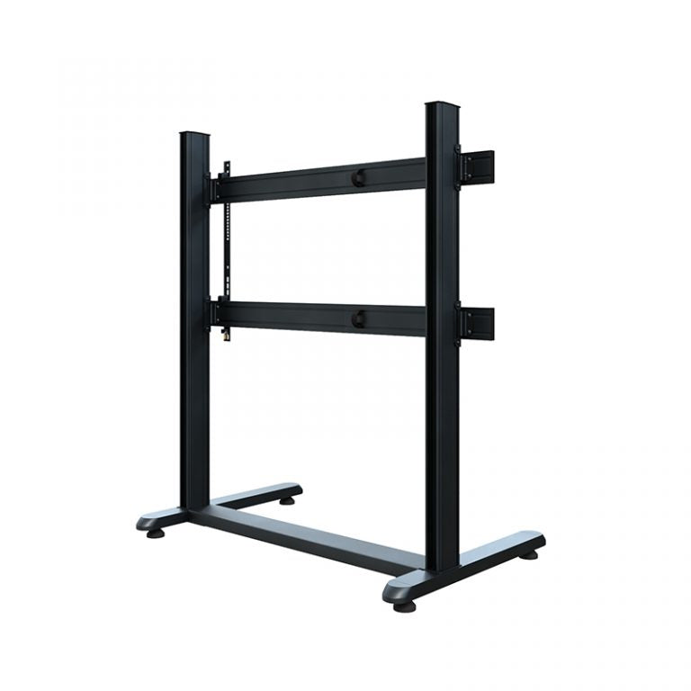 Hagor TV-Wagen – 86–110" – VESA 200×200–1500×800 – bis 150 kg, mit Rollen, Kabelmanagement – Schwarz