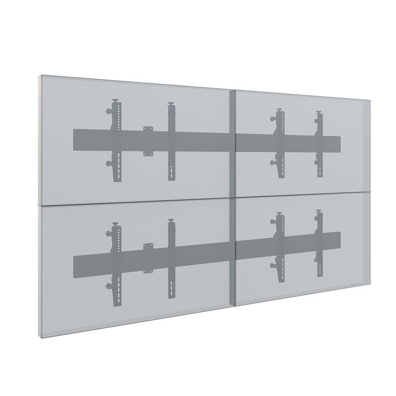 Hagor Videowand-Halterung – 46–55" – VESA 75×75–600×400 – bis 160 kg, für 4 Displays – CPS W2x2L