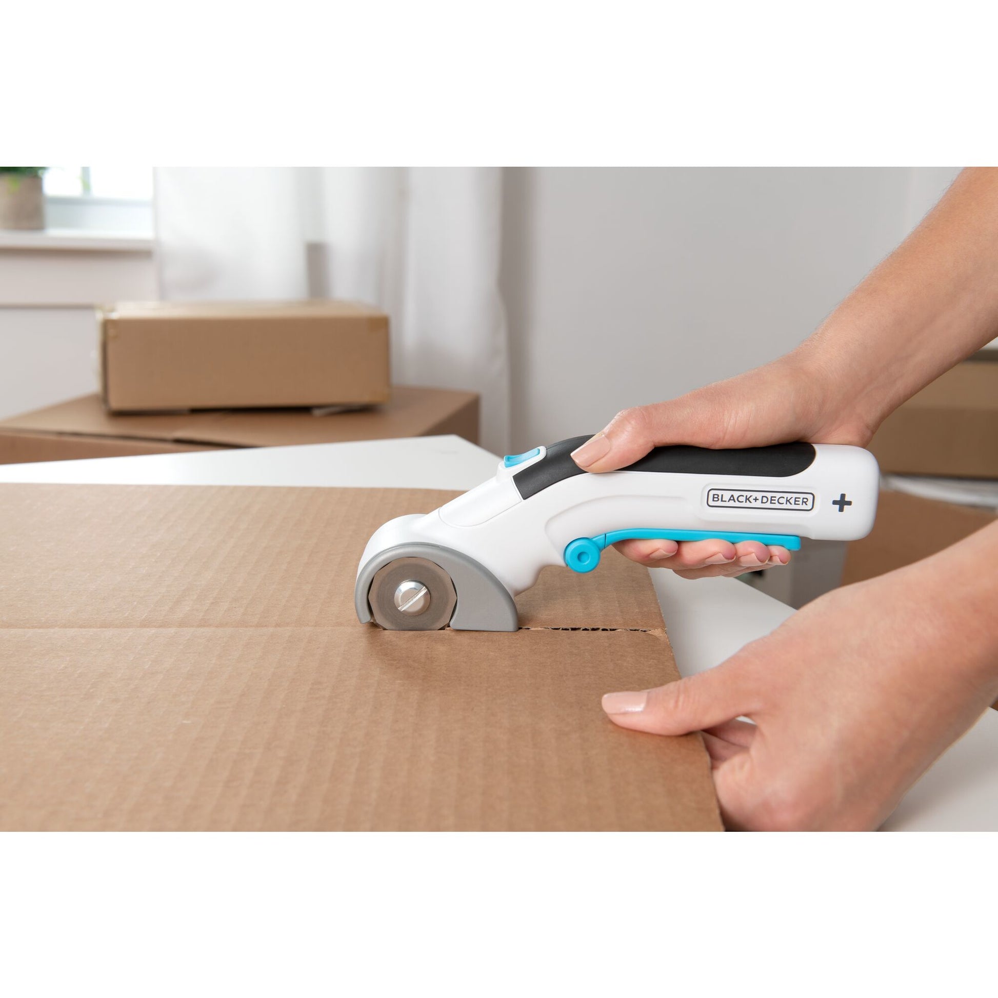 Black & Decker BLACK+DECKER Universalschneider – Trapezmesser, Weiss, 1 Stk.