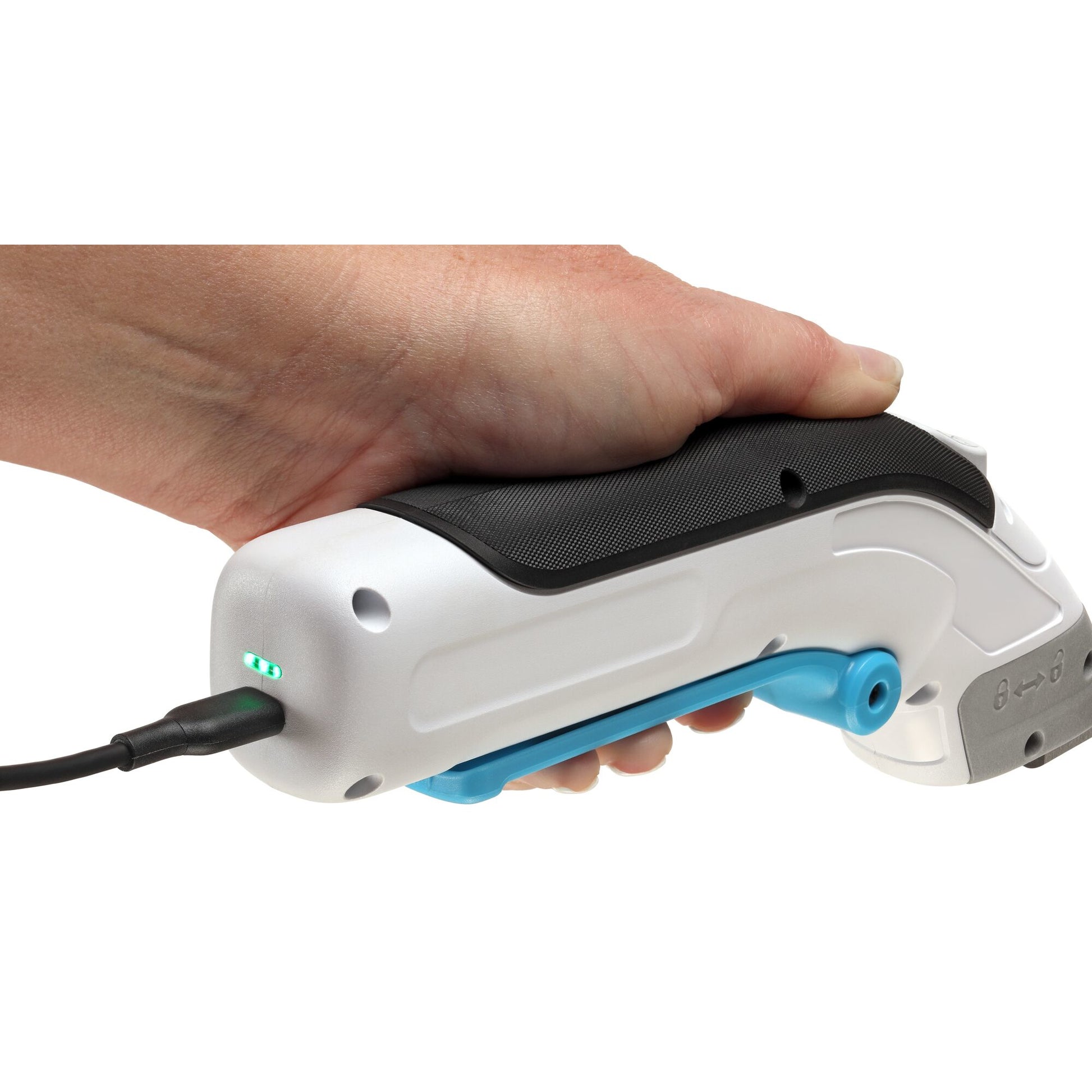 Black & Decker BLACK+DECKER BCSC115-XJ – Akku-Schere, inkl. 2 Klingen, weiss, 1 Stk.