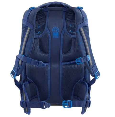 Coocazoo Schulrucksack Mate – Blue Motion – Blau – 30 l, 30,0×44,0×23,0 cm – Recycelte Materialien