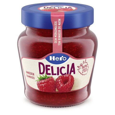 Hero Himbeerkonfitüre – glutenfrei, laktosefrei – 290 g