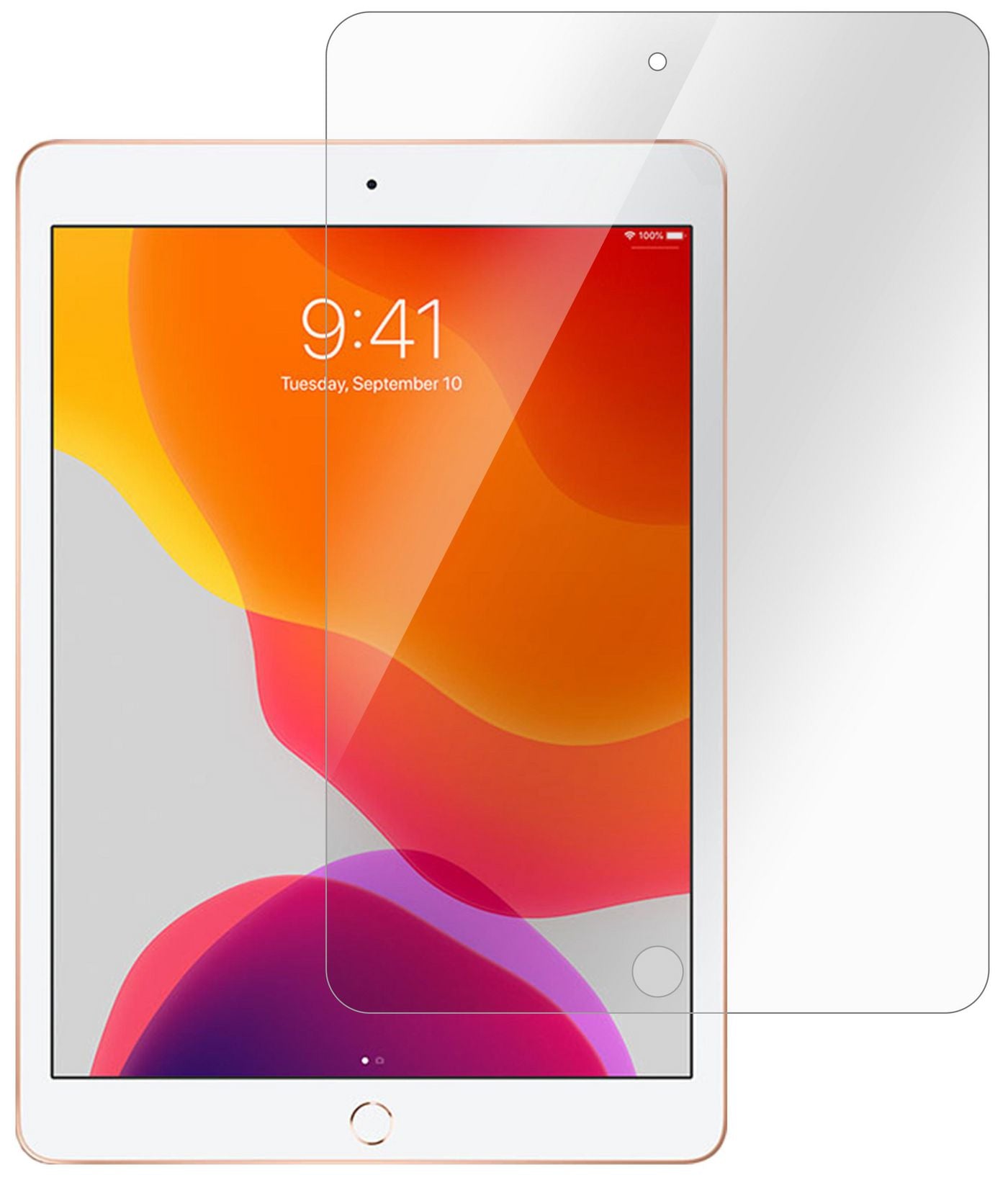 eSTUFF Panzerglas für iPad 10,2" (7.–9. Gen.) – 9H, Anti-Fingerprint