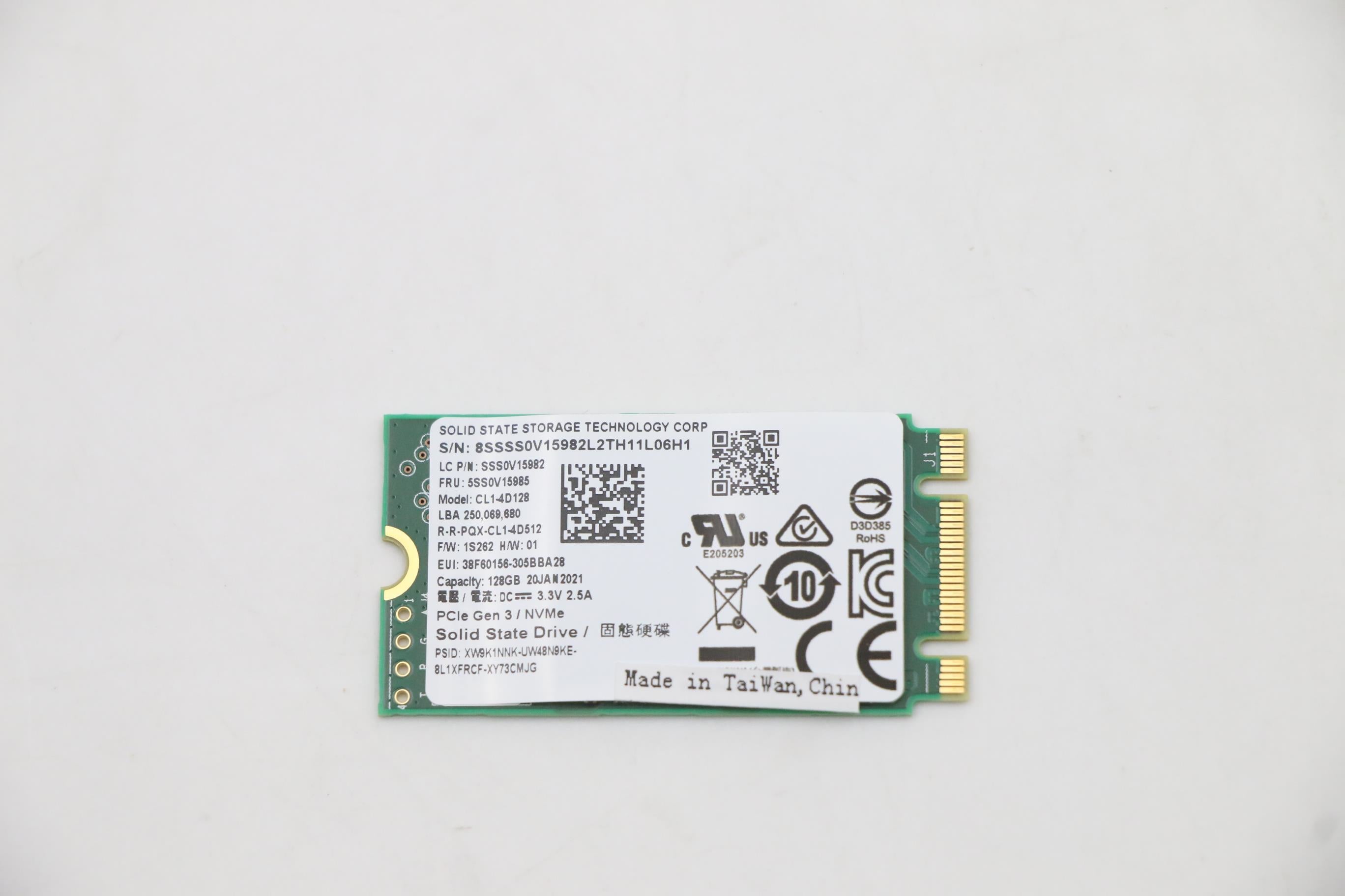 Lenovo M.2 SSD – 5SS0V15985, 128 GB, PCIe