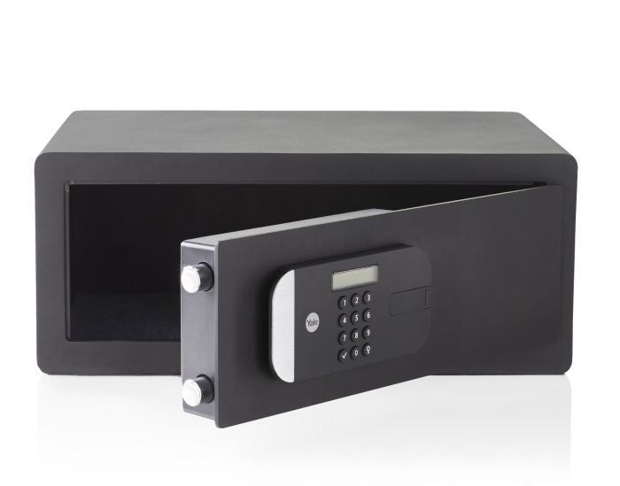Yale Tresor – für Laptop, mit Zahlenschloss, Stahl, Dunkelgrau, 480 × 350 × 200 mm