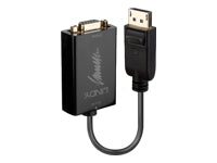 Lindy DisplayPort (Stecker) auf VGA (Buchse) Adapter, DP 1.2, 15 cm, passiv