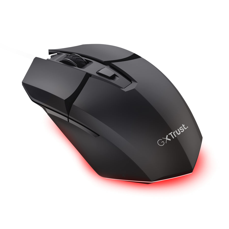Trust GXT122 Felox+ – Gaming-Maus – Kabellos (Bluetooth/2,4 GHz), 10000 DPI, RGB-Beleuchtung, Rechts, Schwarz