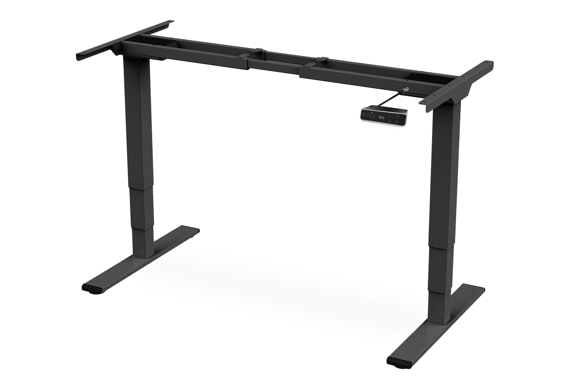 Digitus Stehtisch – 110–170 × 68 × 62–127 cm – schwarz – höhenverstellbar