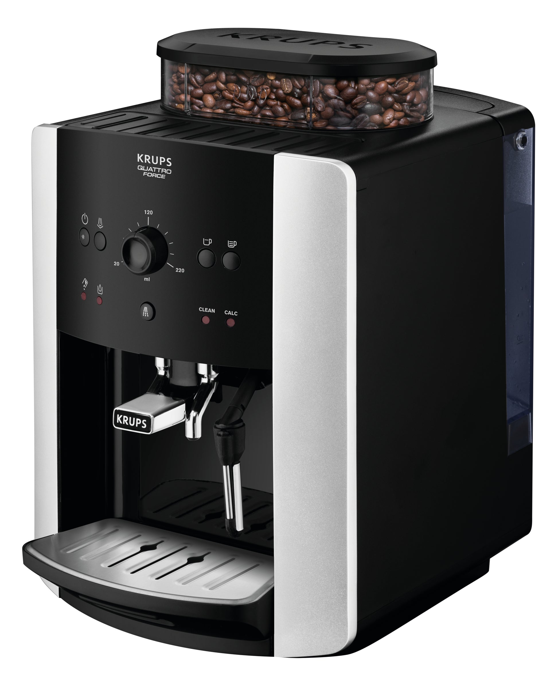 Krups Arabica Picto Kaffeevollautomat – 1,7 l, 260 g Bohnenbehälter, 15 bar, Milchaufschäumer