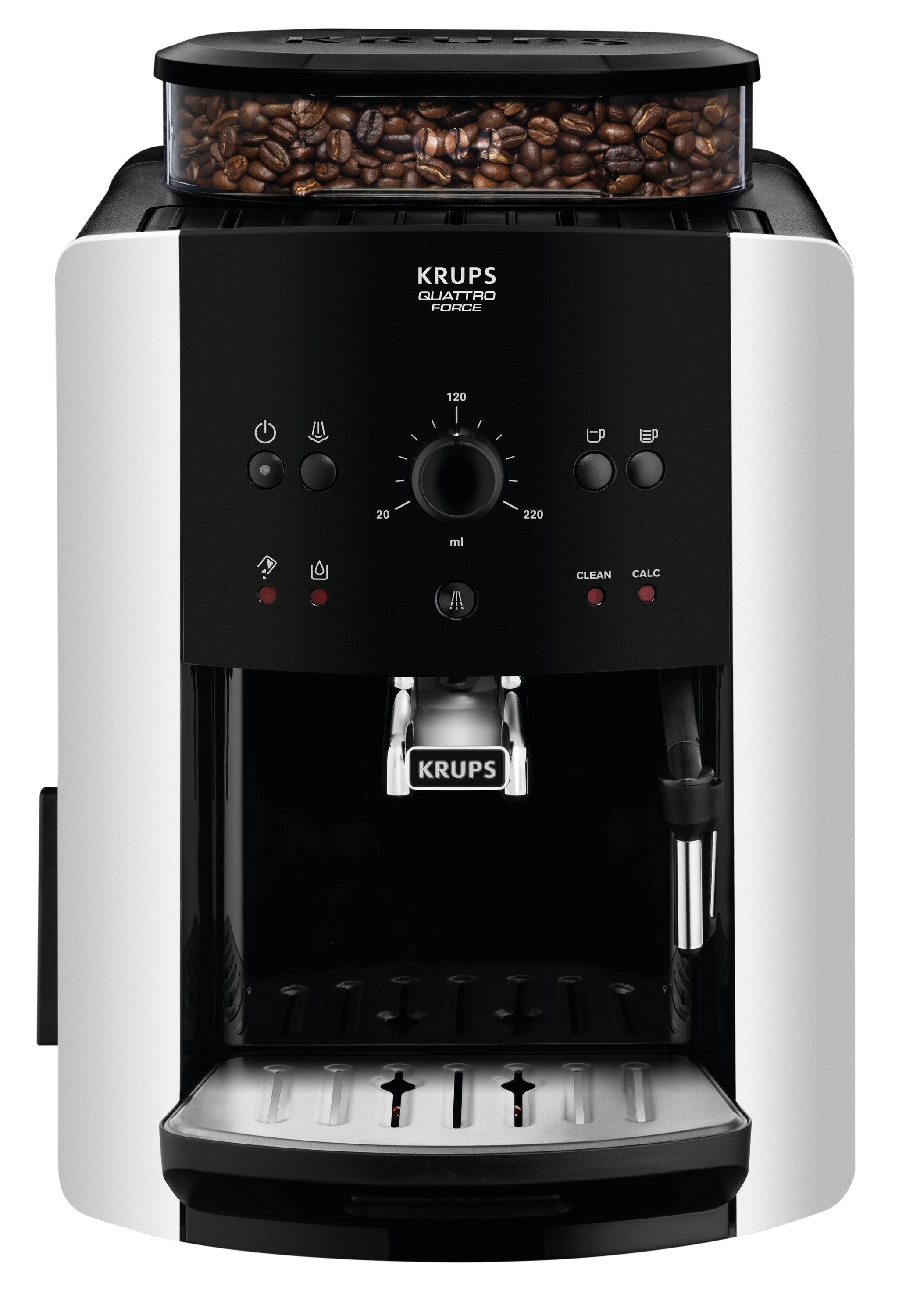 Krups Arabica Picto Kaffeevollautomat – 1,7 l, 260 g Bohnenbehälter, 15 bar, Milchaufschäumer