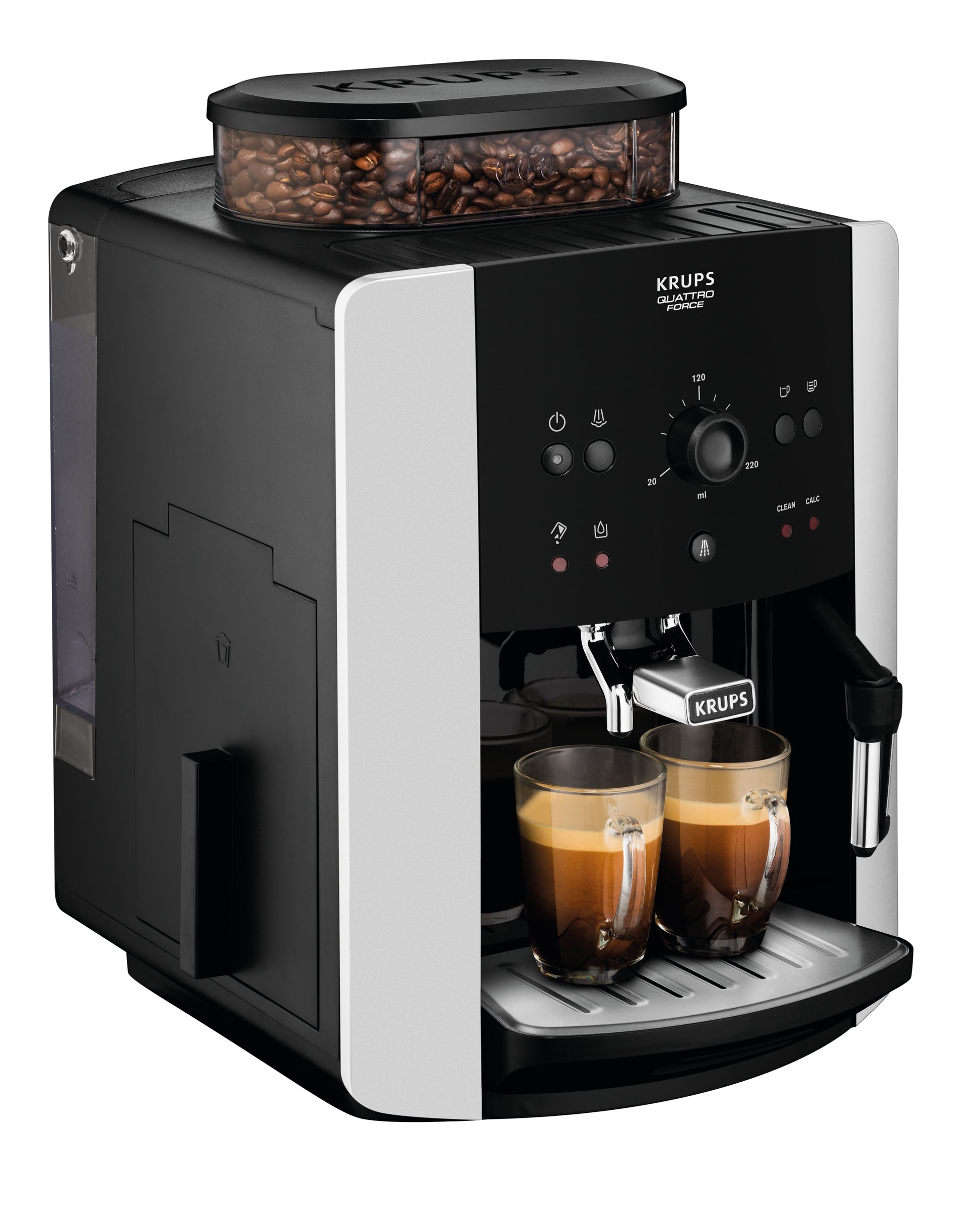 Krups Arabica Picto Kaffeevollautomat – 1,7 l, 260 g Bohnenbehälter, 15 bar, Milchaufschäumer