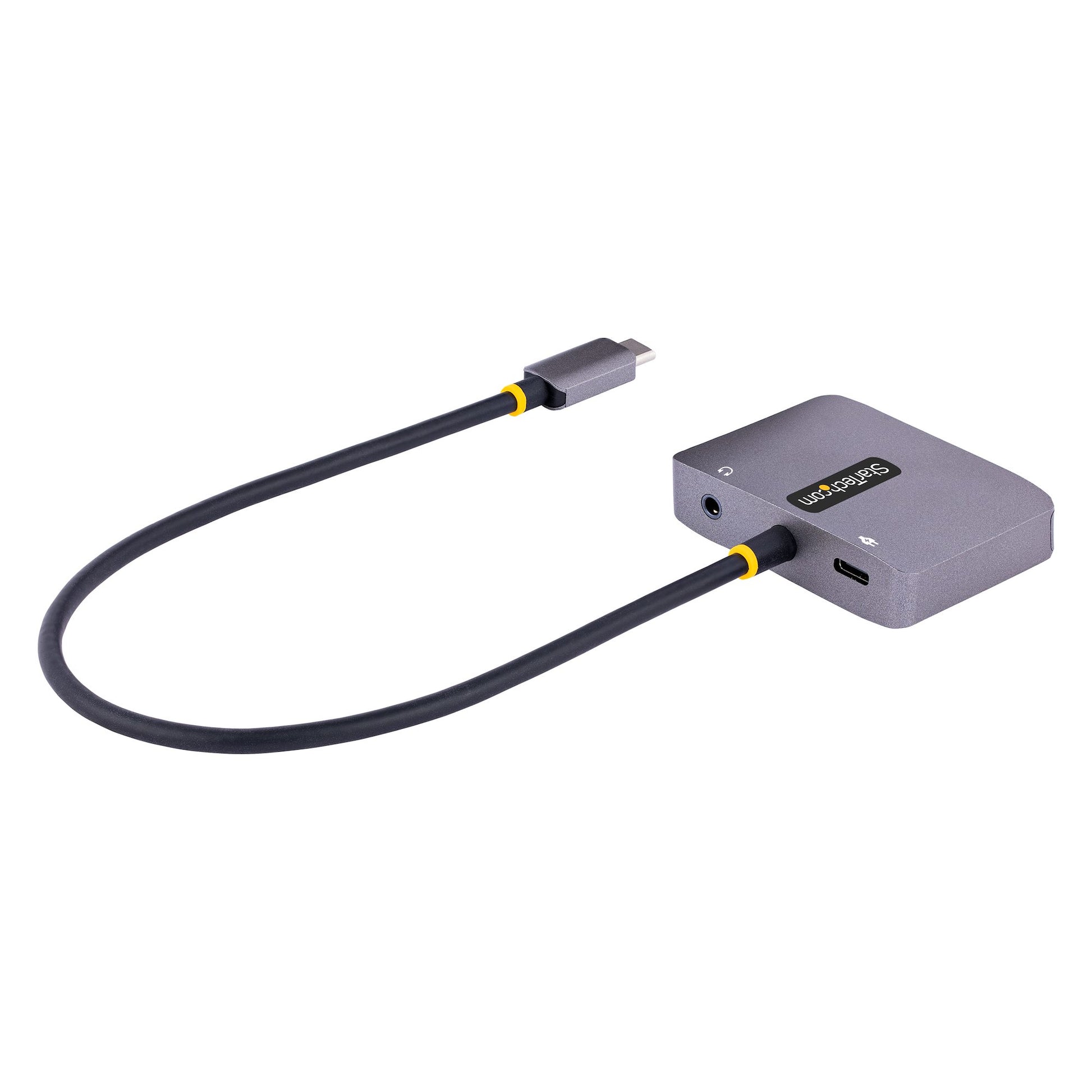 StarTech.com USB-C auf HDMI/VGA Adapter HDMI 2.0 4K 60 Hz – HDR – Grau – für USB-C/Thunderbolt 3/4