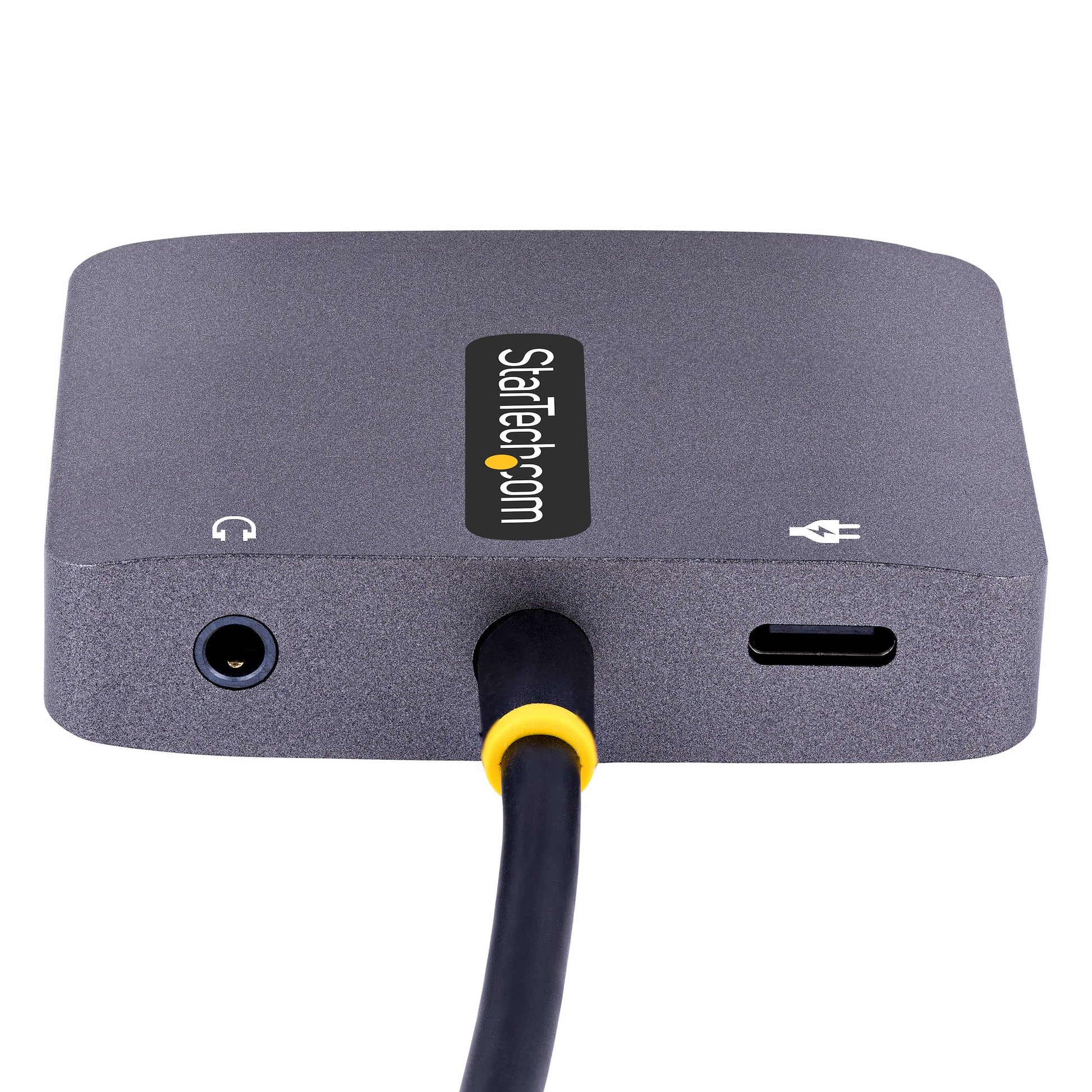 StarTech.com USB-C auf HDMI/VGA Adapter HDMI 2.0 4K 60 Hz – HDR – Grau – für USB-C/Thunderbolt 3/4