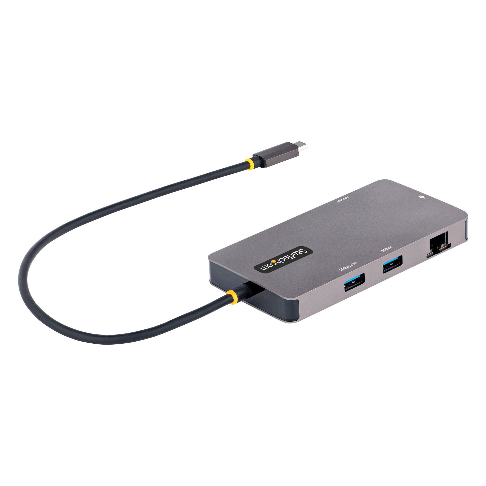 StarTech.com Multiport-Adapter – USB-C, 2× HDMI, 2× USB-A, 1× USB-C, 100 W PD, GbE, SD/microSD