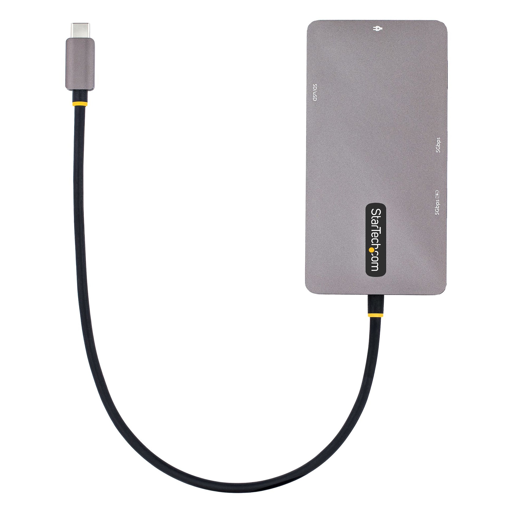 StarTech.com Multiport-Adapter – USB-C, 2× HDMI, 2× USB-A, 1× USB-C, 100 W PD, GbE, SD/microSD