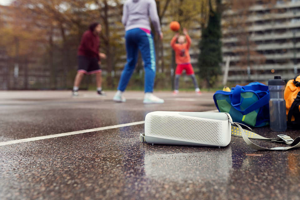 Philips TAS7807W/00 – Bluetooth-Lautsprecher – IP67, 24 h Akku, 40 W, Bluetooth 5.2, Weiss