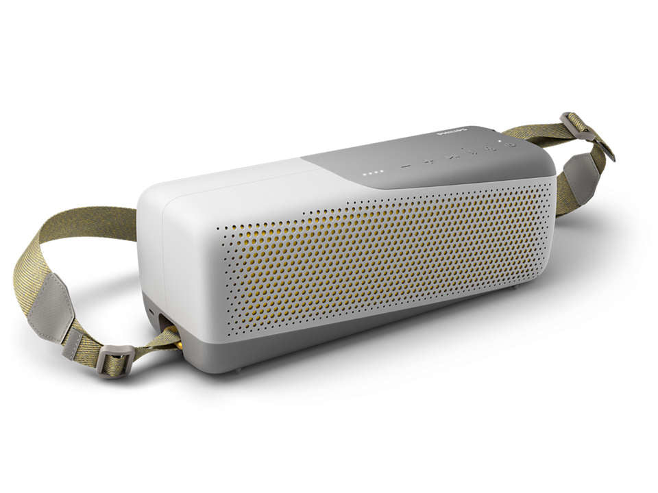 Philips TAS7807W/00 – Bluetooth-Lautsprecher – IP67, 24 h Akku, 40 W, Bluetooth 5.2, Weiss