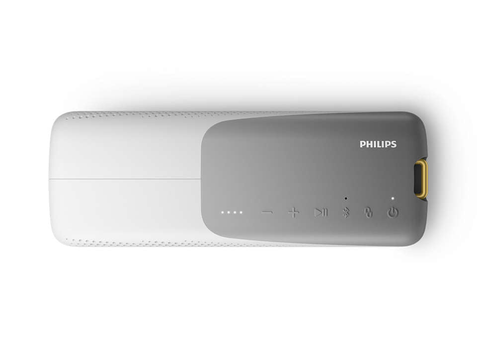 Philips TAS7807W/00 – Bluetooth-Lautsprecher – IP67, 24 h Akku, 40 W, Bluetooth 5.2, Weiss