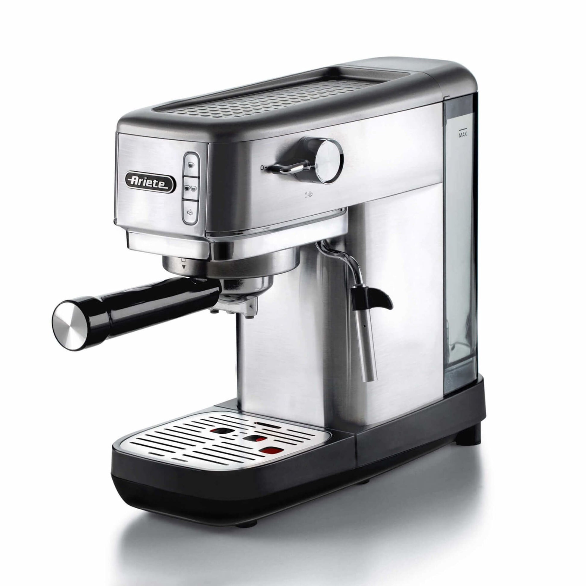 Ariete ARI-1380 Kaffeevollautomat – 1,1 l, 15 bar, Milchschaumdüse, Silber
