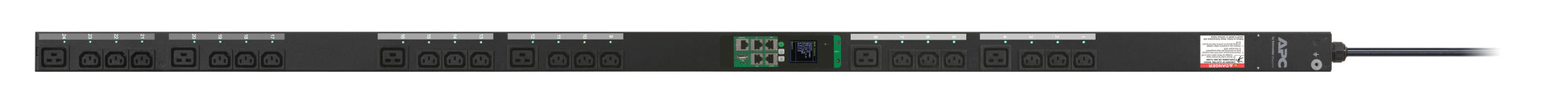 APC EasyPDU Rack-PDU Metered-by-outlet 0U, 3-phasig 11 kW, 24×(C13 + C19), 3 m – schwarz